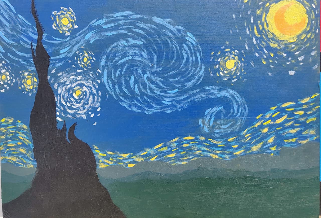 Noite com estrelas